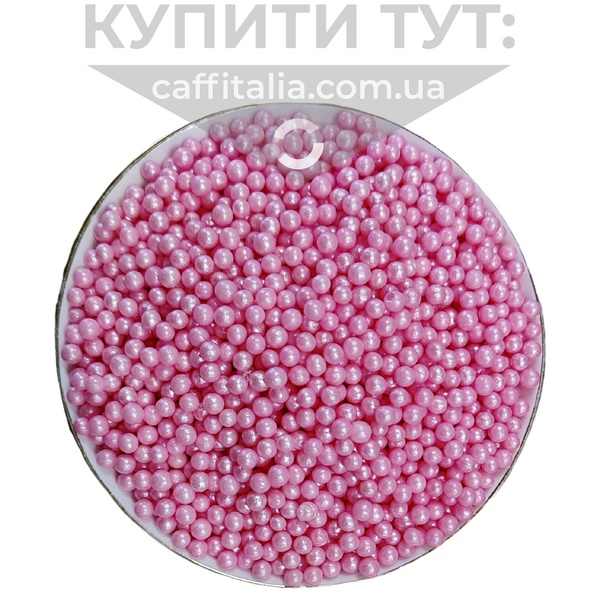Цукрові кульки рожеві, 100 г 19045 фото
