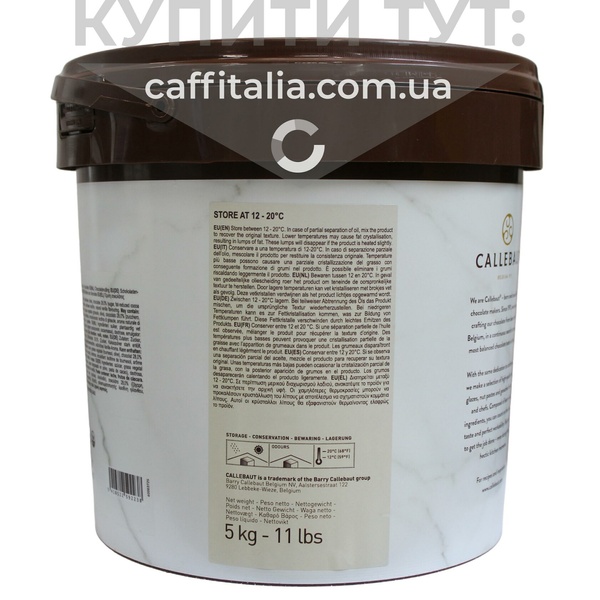 Начинка з чорного шоколаду Crema 811, Callebaut, 5 кг 18805 фото