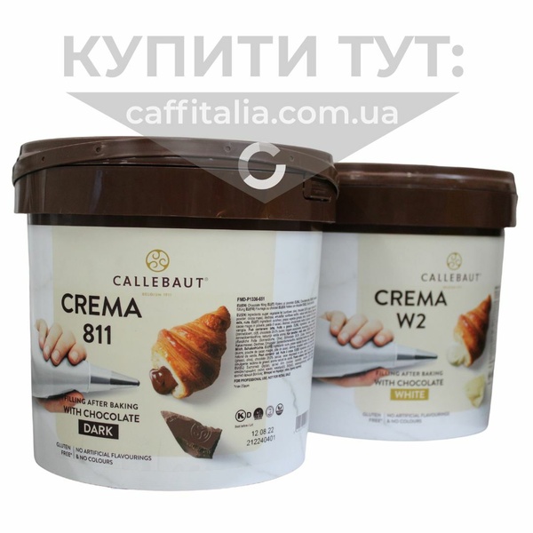 Начинка з чорного шоколаду Crema 811, Callebaut, 5 кг 18805 фото