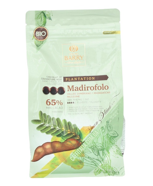 Чорний шоколад Madirofolo 65%, Cacao Barry, 1 кг 15141 фото