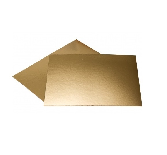 Підложка прямокутна золота 40х60, h-3 мм - 20 шт. 5993 фото