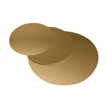 Підложка кругла золота D30 см, h-1мм - 100 шт. 1124 фото