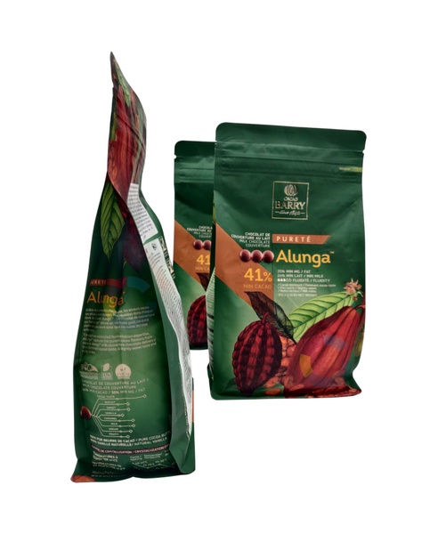 Молочний шоколад кувертюр Alunga (Алунга) 41%, Cacao Barry, 1 кг 19166 фото