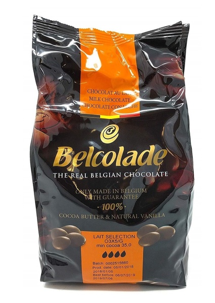 Молочний шоколад Lait Selection 34%, Belcolade, 1 кг 19537 фото