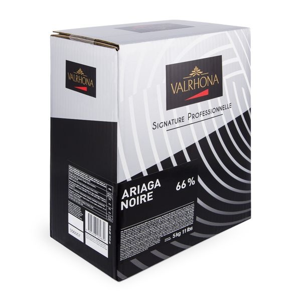 Чорний шоколад Ariaga 66%, Valrhona, 5 кг 17056 фото