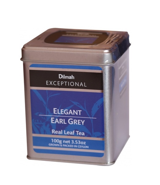 Чай чорний Dilmah Exceptional Елегантний Ерл Грей листовий, (Sri Lanka), 100 г 14687 фото