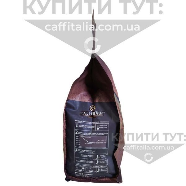 Чорний шоколад Fortina 65.1%, Callebaut, 2,5 кг 18787 фото