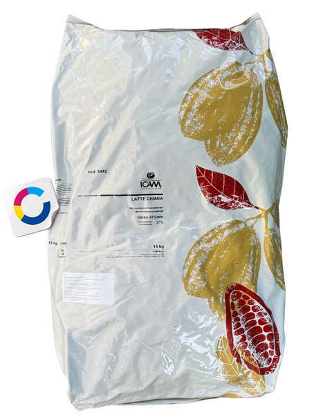 Молочний шоколад Chiara cocoa 33%, Icam, 1 кг (на вагу) 21623 фото