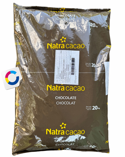 Чорний шоколад 56%, Natra Cacao, 500 г (на вагу) 14985 фото