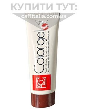 Коричневий гелевий барвник в тюбику, ColorGel, 100 г 15508 фото