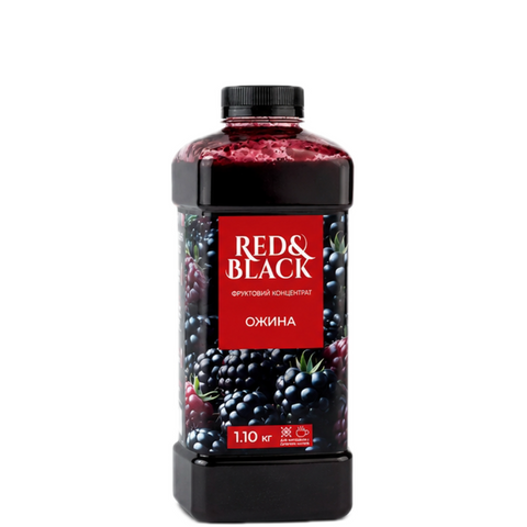 Фруктовий концентрат Red&Black Ожина, 1100 г 21315 фото