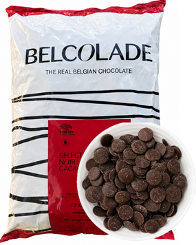 Чорний шоколад Noir Selection 55%, Belcolade, 500 г (на вагу) 19027 фото