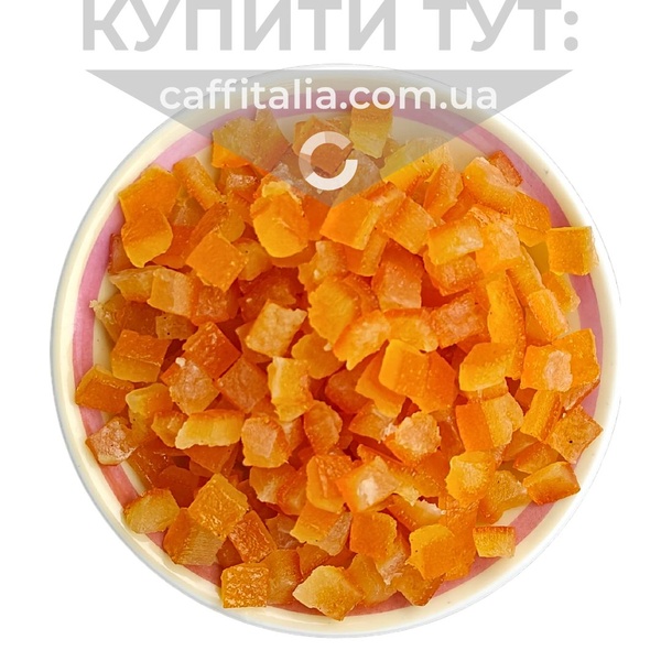 Цукати апельсинові 10*10 (без цукру), 12,5 кг, Royal Steensma 19897 фото