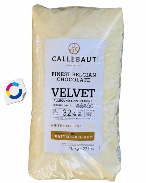 Білий шоколад Velvet, 32%, Callebaut, 0.5 кг (на вагу) 18866 фото