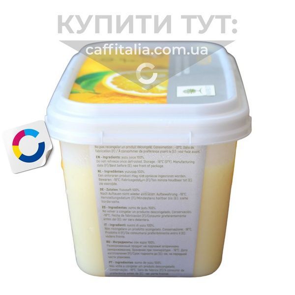Заморожене пюре без цукру Юзу, Ravifruit, 1 кг 16906 фото