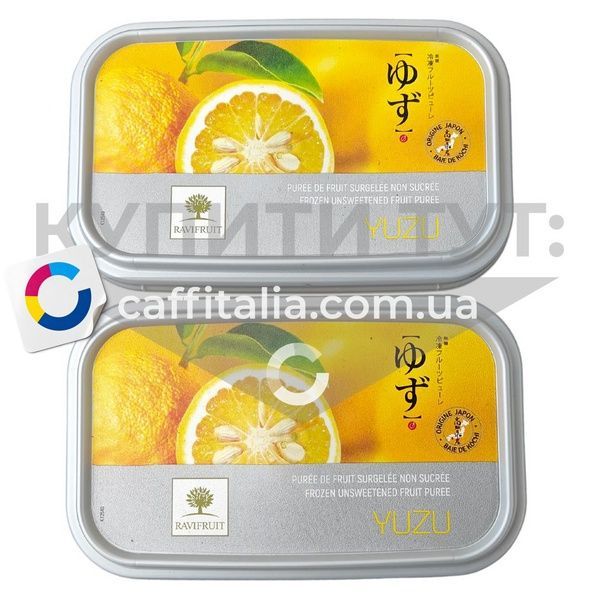 Заморожене пюре без цукру Юзу, Ravifruit, 1 кг 16906 фото