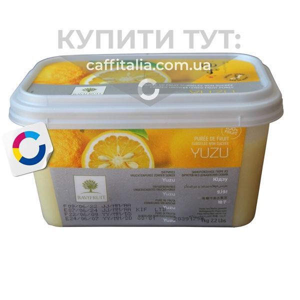 Заморожене пюре без цукру Юзу, Ravifruit, 1 кг 16906 фото