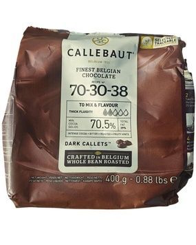Чорний шоколад 70,5%, Callebaut, 400 г 15252 фото