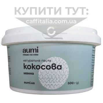 Кокосова паста манна, 500 г, Aumi 18622 фото