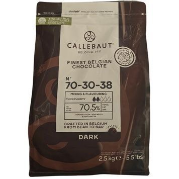 Чорний шоколад, 70.5%, Callebaut, 2.5 кг 15414 фото