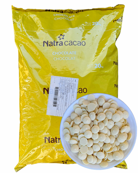 Білий шоколад 29.7%, Natra Cacao, 0.5 кг (на вагу) 14987 фото