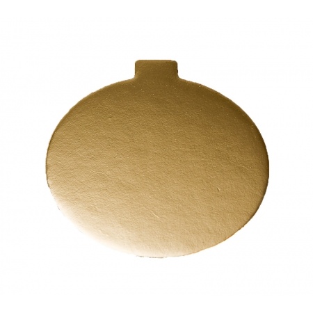 Підложка кругла золота D8 см, h-1мм (200 шт) 15683 фото