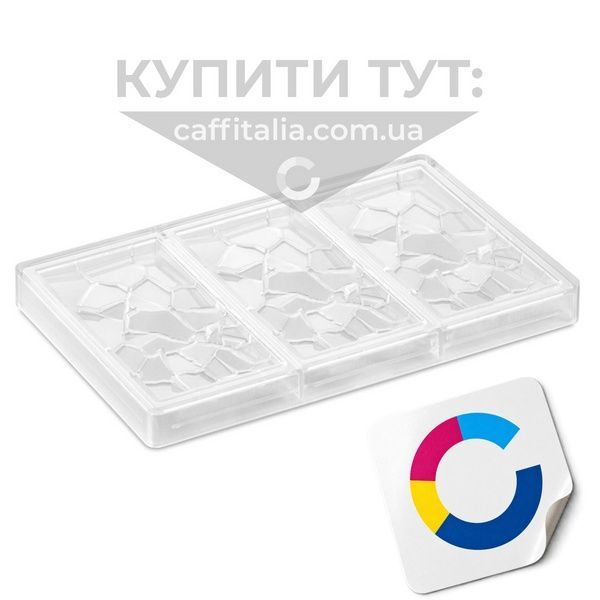 Форма полікарбонатна для шоколаду Краш, Pavoni 18158 фото