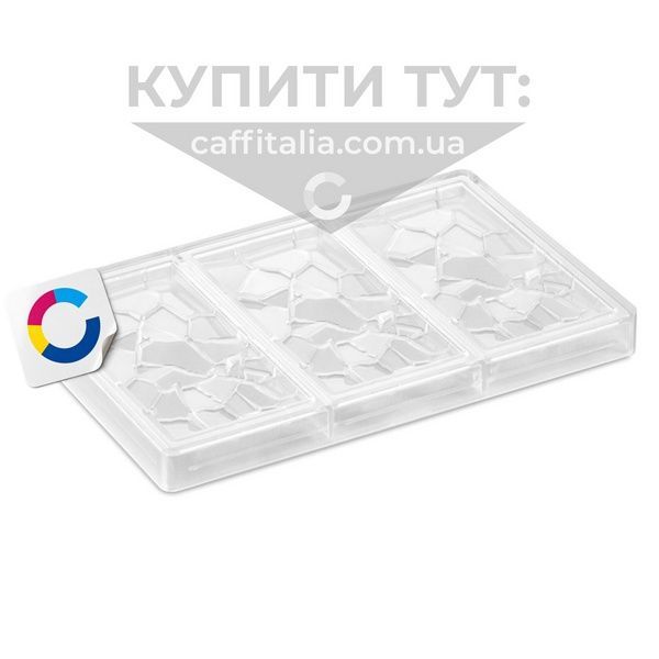 Форма полікарбонатна для шоколаду Краш, Pavoni 18158 фото