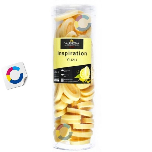 Шоколад зі смаком юзу Inspiration Yuzu, 34.4%, Valrhona, 250 г (на вагу) 16565 фото