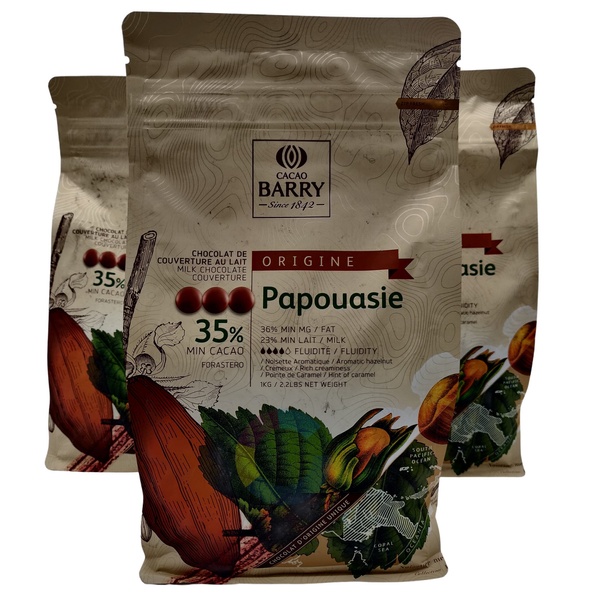 Молочний шоколад Papouasie 35%, Cacao Barry, 1 кг 15135 фото