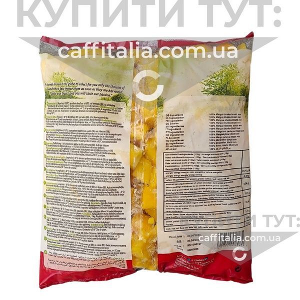 Заморожене шматочки Манго 20*20мм Dira Frost, 1 кг 19765 фото