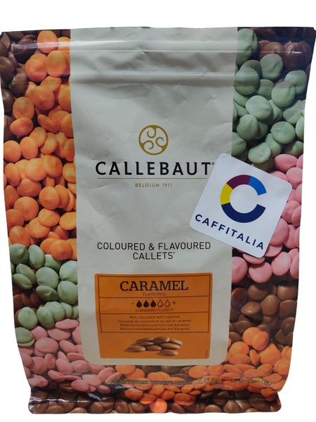Шоколад зі cмаком карамелі Callebaut 31.1% 15193 фото
