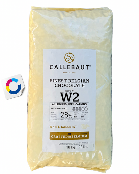 Білий шоколад W2, 28%, Callebaut, 0.5 кг (на вагу) 19725 фото
