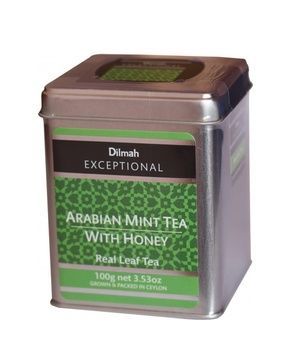 Чай чорний Dilmah Exceptional Арабська м'ята з медом листовий, Шрі-Ланка, 100 г 14685 фото