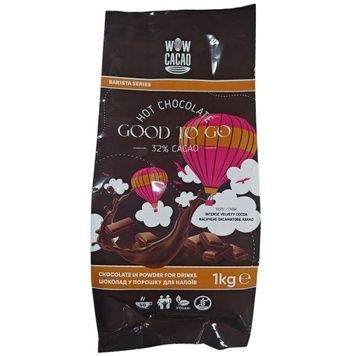 Гарячий Шоколад Good To Go 32%, Wow Cacao, 1 кг 19750 фото