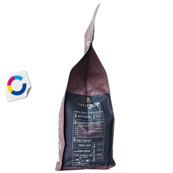Чорний шоколад курвертюр Еквадор (Ecuador), 70,4 %, Callebaut, 2.5 кг 20135 фото