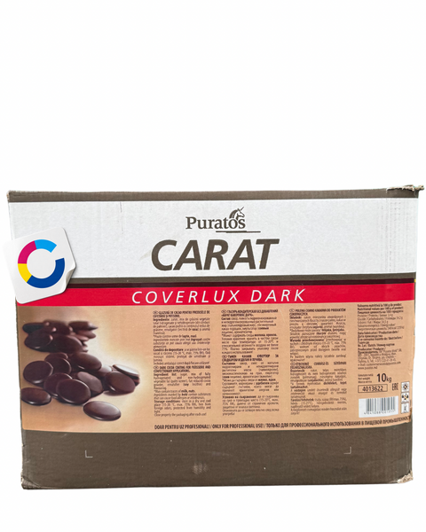 Глазур Карат Коверлюкс Чорний, Puratos, 500 г (на вагу) 19708 фото