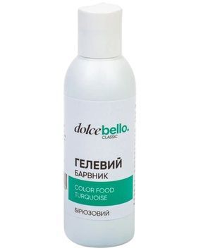 Барвник гелевий Classic Бірюзовий, Dolce Bello, 140 мл 20522 фото
