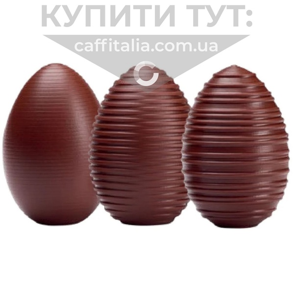 Молд Три яйця, Valrhona, 7 см 855787512301 фото
