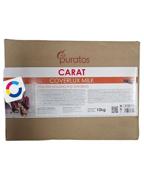 Глазур Карат Коверлюкс Молочний, Puratos, 500 г (на вагу) 19709 фото