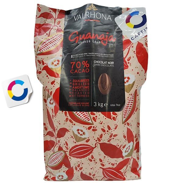 Чорний шоколад Guanaja 70%, Valrhona, 3 кг 15384 фото