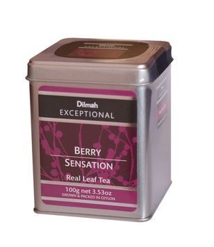 Чай чорний Dilmah Exceptional Ягідне відчуття листовий, Шрі-Ланка, 100 г 14686 фото