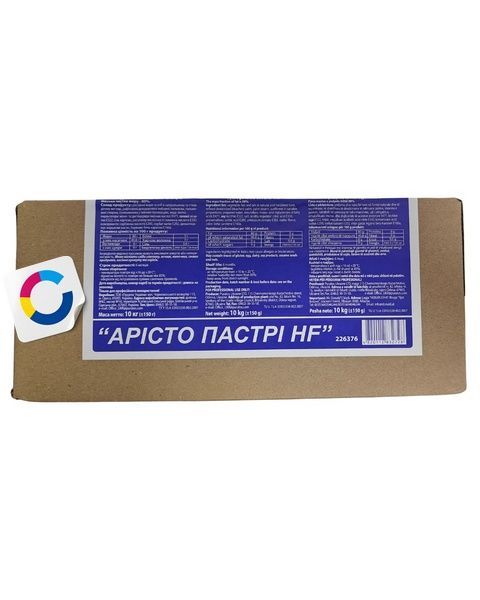 Маргарин Aristo Pastry HF 80%, Puratos, 10 кг 5 пластин*2 кг 21147 фото