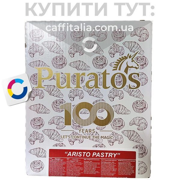 Маргарин Aristo Pastry HF 80%, Puratos, 10 кг 5 пластин*2 кг 21147 фото