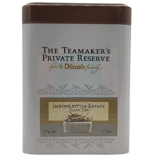 Чай білий байховий Imboolpittia Estate Silver Tips листовий, Dilmah, 50 г - 100 г (жерстяна банка) 14877 фото