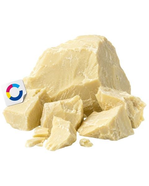 Какао-масло в шматках (колоте з моноліту), 500 г (на вагу) 20073 фото