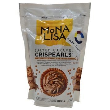Декор із шоколаду зі смаком соленої карамелі Crispearls, Mona Lisa, 800 г 17283 фото