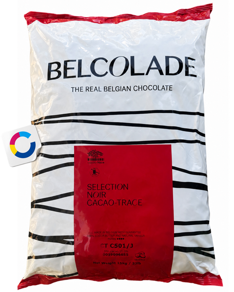 Чорний шоколад Noir Selection 55%, Belcolade, 1 кг (на вагу) 19027 фото