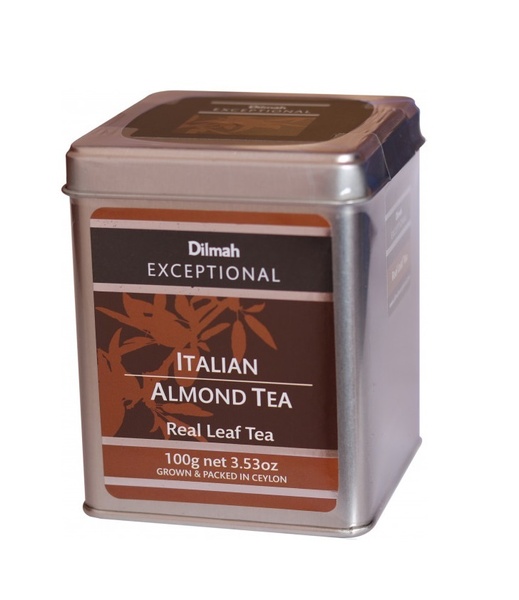 Чай чорний Dilmah Exceptional Італійський мигдаль листовий, (Sri Lanka), 100 г 14690 фото