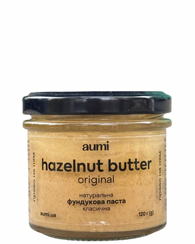 Фундучна натуральна паста (з ліщини), Aumi, 120 г 16553 фото